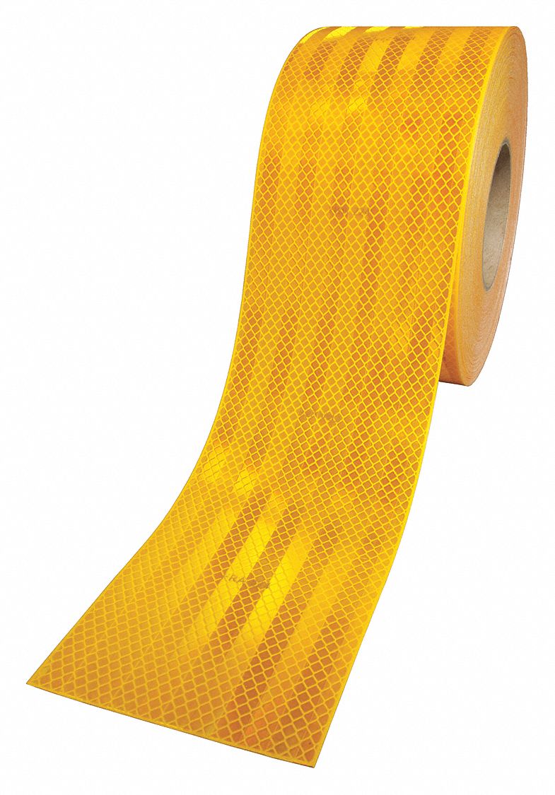 3m=10’ REFLECTIVE CONSPICUITY TAPE SAFETY YELLOW CCC=DOT-C2 