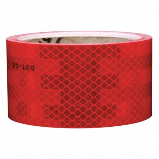 3M 983-72 ES Reflective Tape,Red,3 in. W