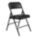 FOLDING CHAIR,VINYL,29-1/2IN H,BLACK,PK4