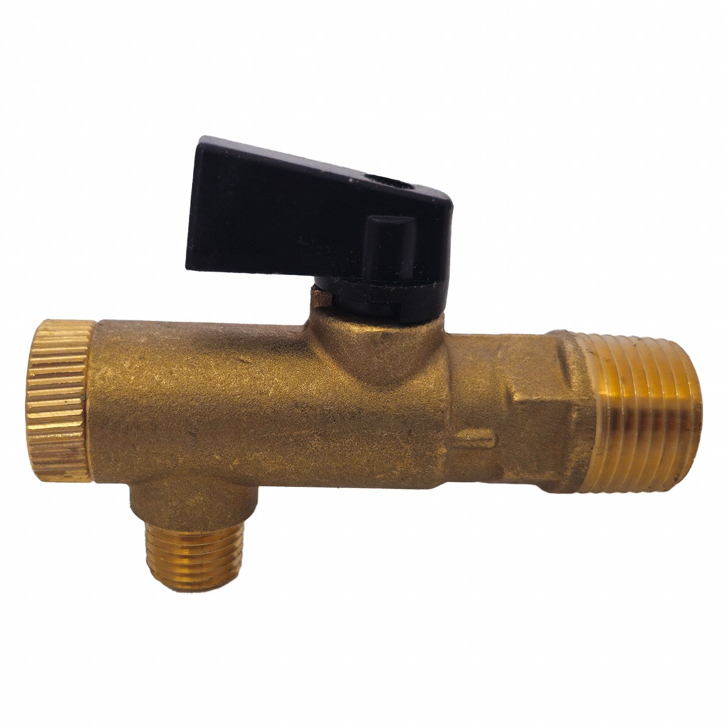 Filter Ball Valve: Dual, 1/2 in Inlet, 1/2 in Drain, NBR Seal, 725 psi Max. Pressure