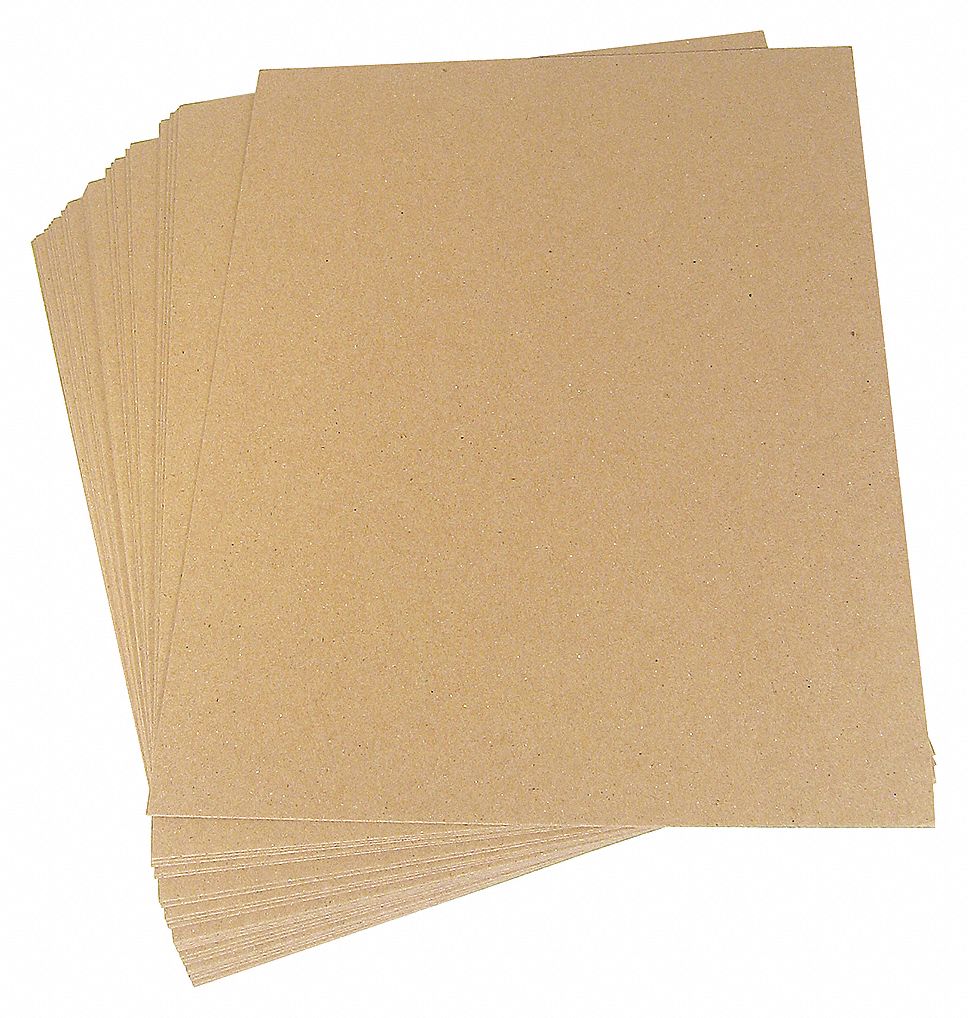 BOARD PADDING, KRAFT, 14 X 8.5 IN, CHIPBOARD, CASE OF 500