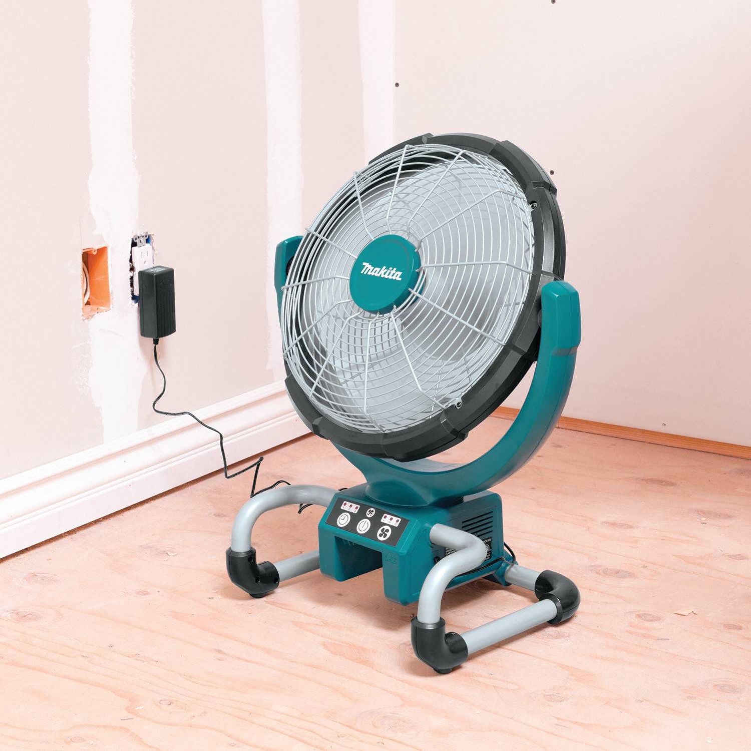 MAKITA Jobsite Cordless Fan, 4.0Ah, 18.0V 38XU28DCF300Z Grainger