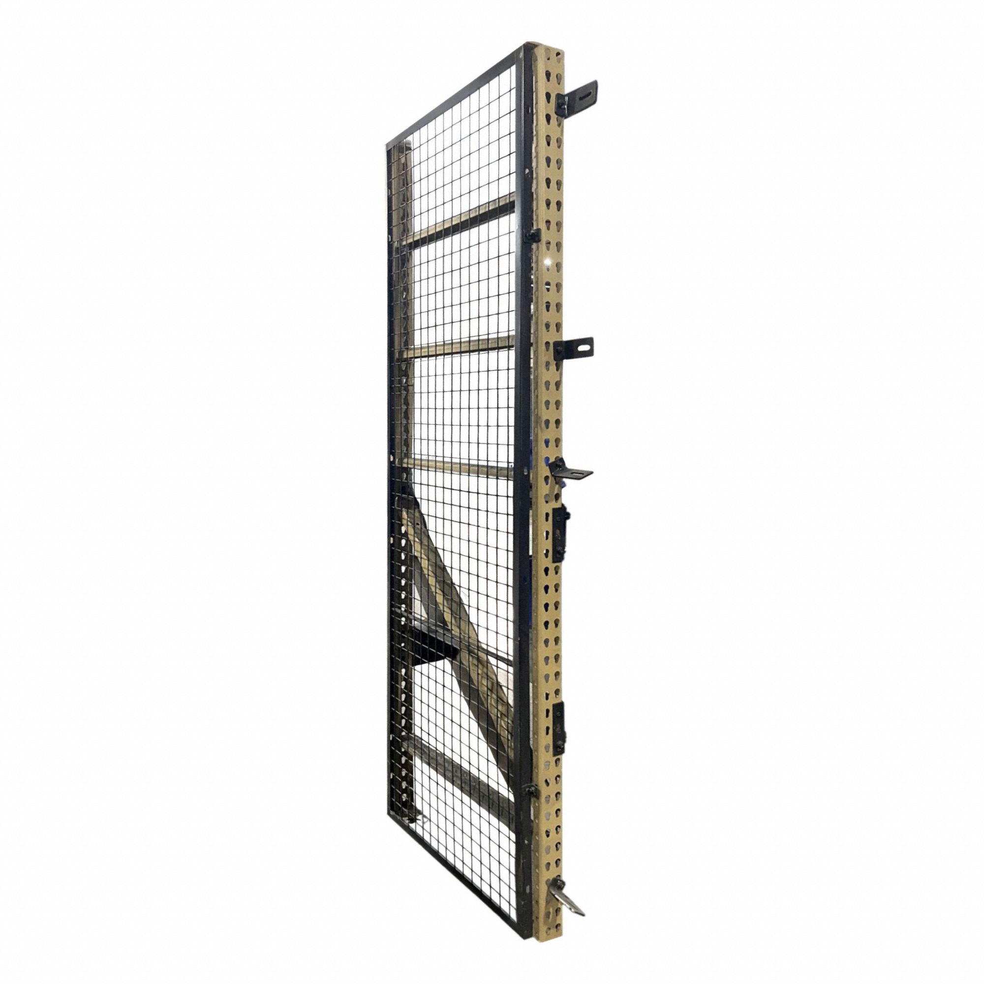 Aisle Guard Side Panel: 1 Bays, 33 in x 1 1/4 in x 120 in, 10 ga, Steel, Powder Coated