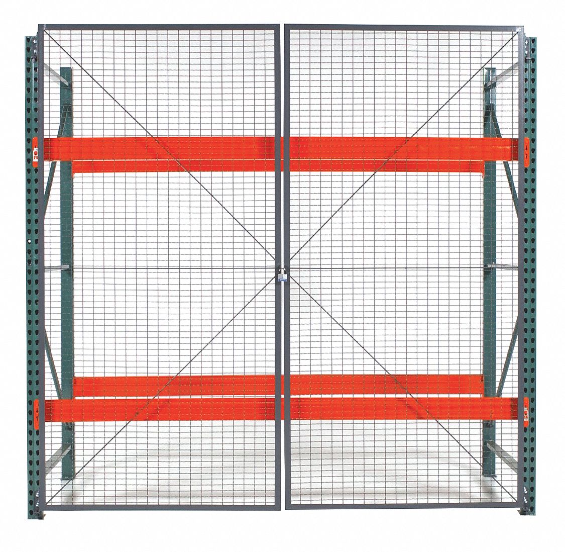 Door Kit: 1 Bays, 120 in x 1 1/4 in x 120 in, 10 ga, Steel, Powder Coated, Gray