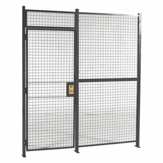 RAPIDWIRE, 10 ft x 10 ft, Gray, Welded Partition Cage - 38XZ14|10101W ...