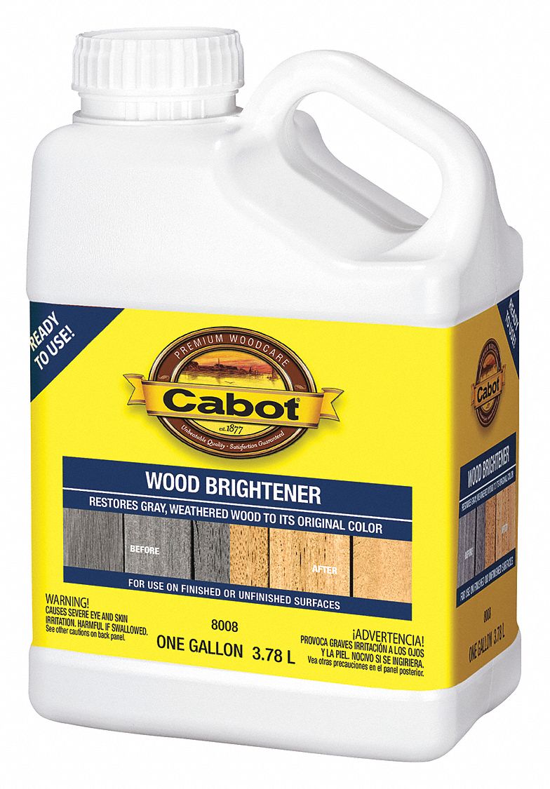 CABOT, For Wood, Unfinished, Wood Brightener 38Y034140.0008008.007