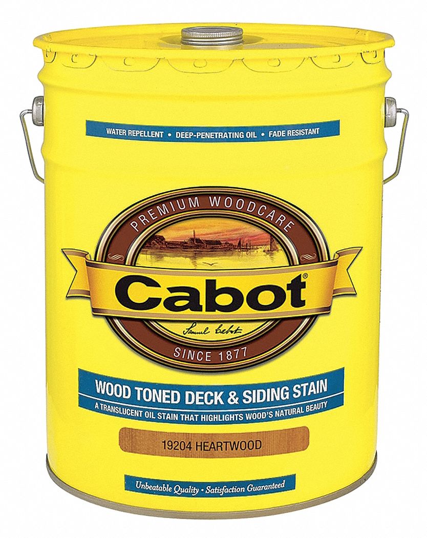 38Y045 - Exterior Stain Heartwood Toned Flat 5gal