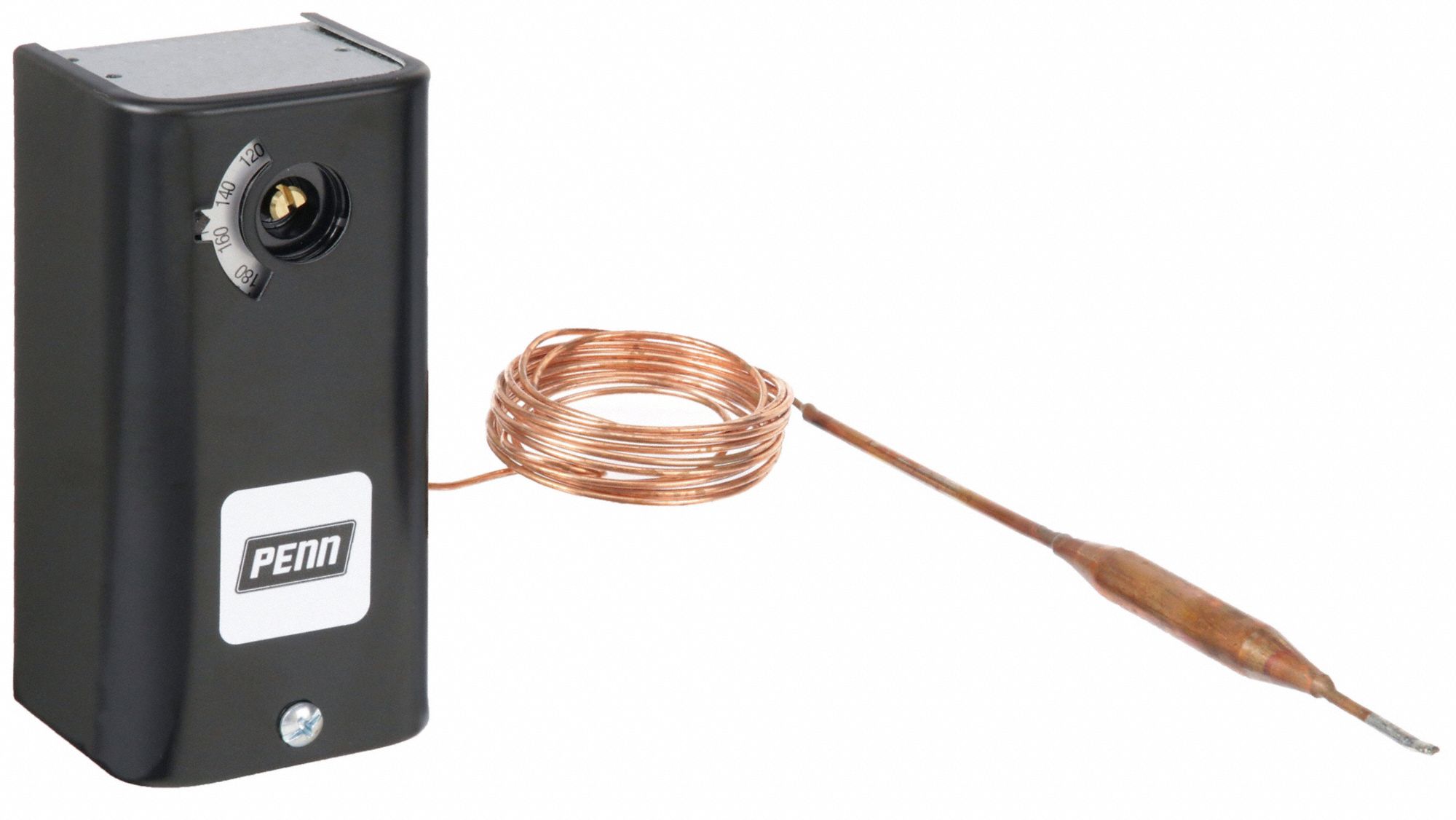 LINE VOLT MECHANICAL THERMOSTAT, 100 °  TO 240 ° F, STEEL, FIXED, 6 ° F, 120 TO 277V AC