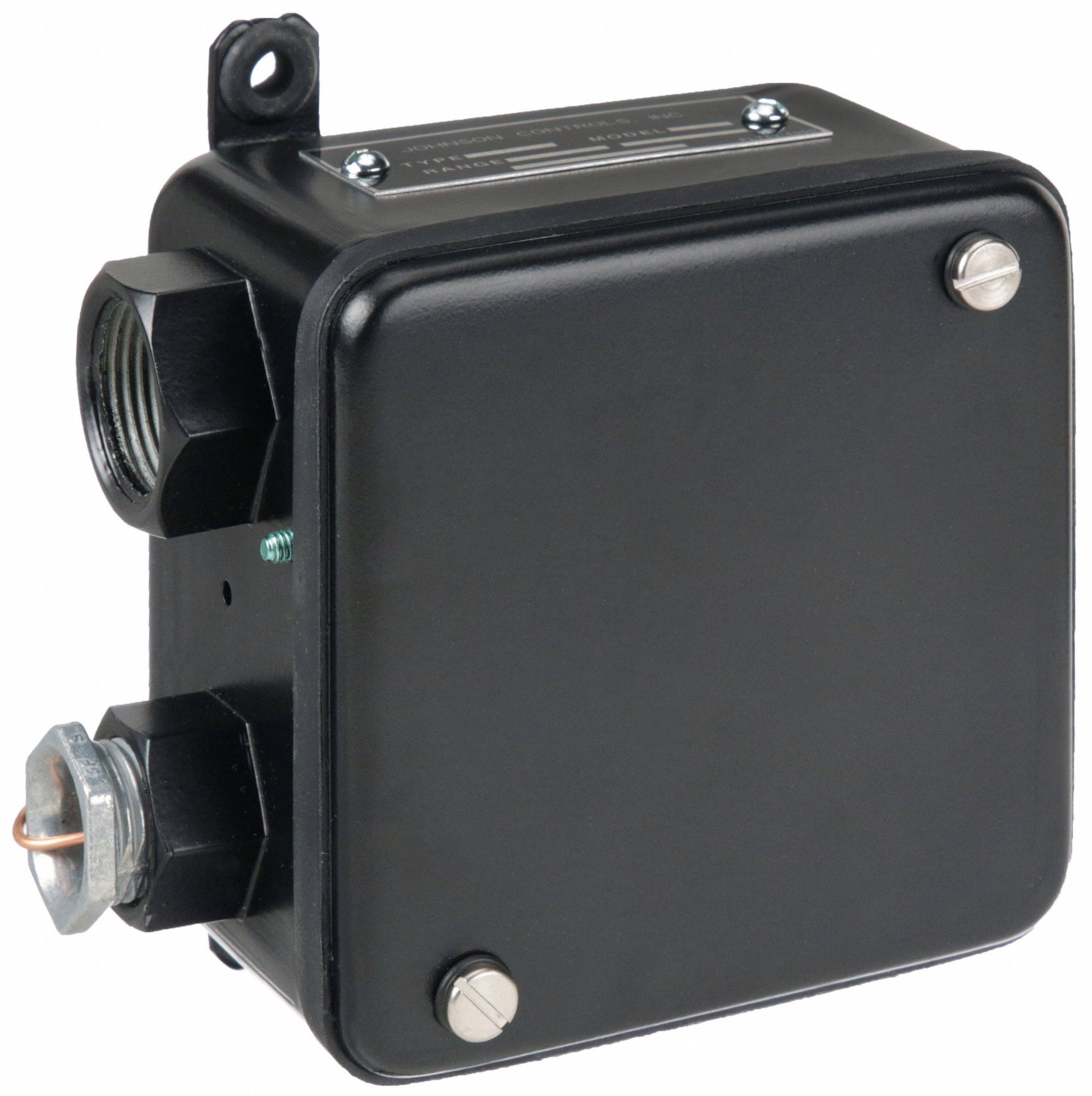 JOHNSON CONTROLS Line Volt Mechanical Tstat: 1H/1C, Heat and Cool, SPDT ...