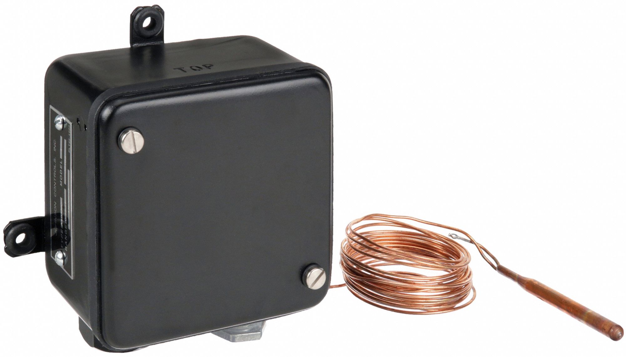 LINE VOLT MECHANICAL THERMOSTAT, 0 °  TO 150 ° F, STEEL, FIXED, 5 ° F, 120 TO 277V AC