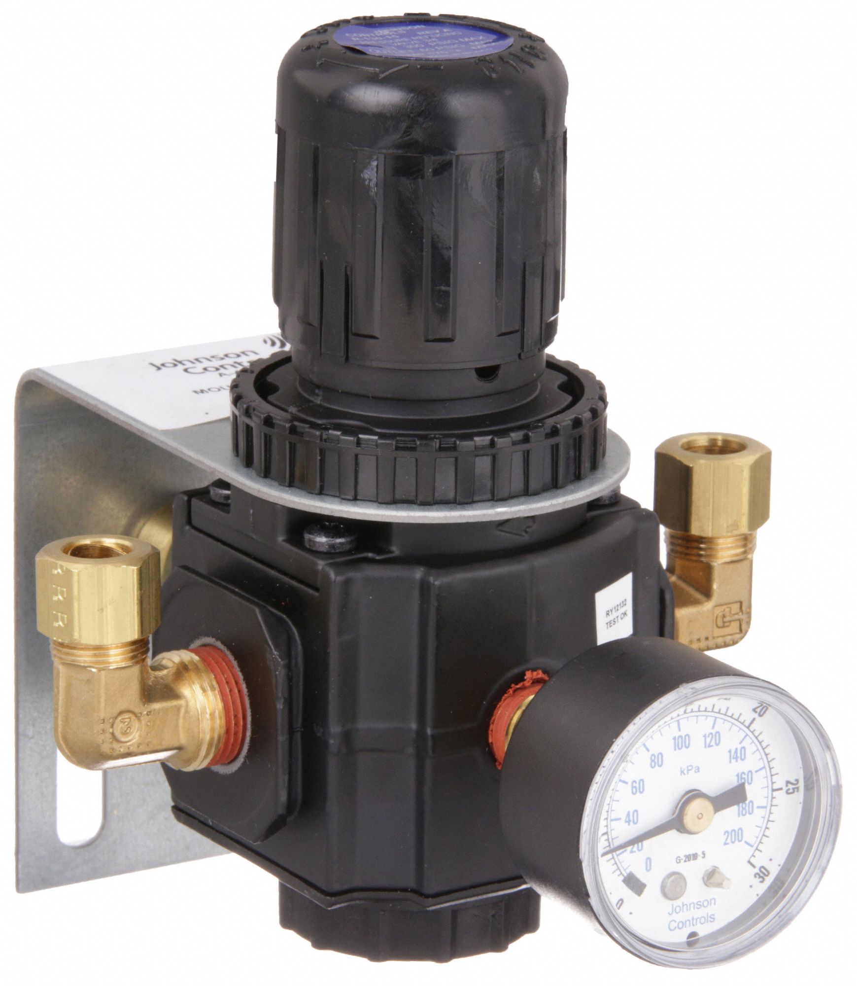 Johnson Controls A-4000-144, Soupape de décharge 1/4 po 0 à 25 Psi en  laiton, 20rf86