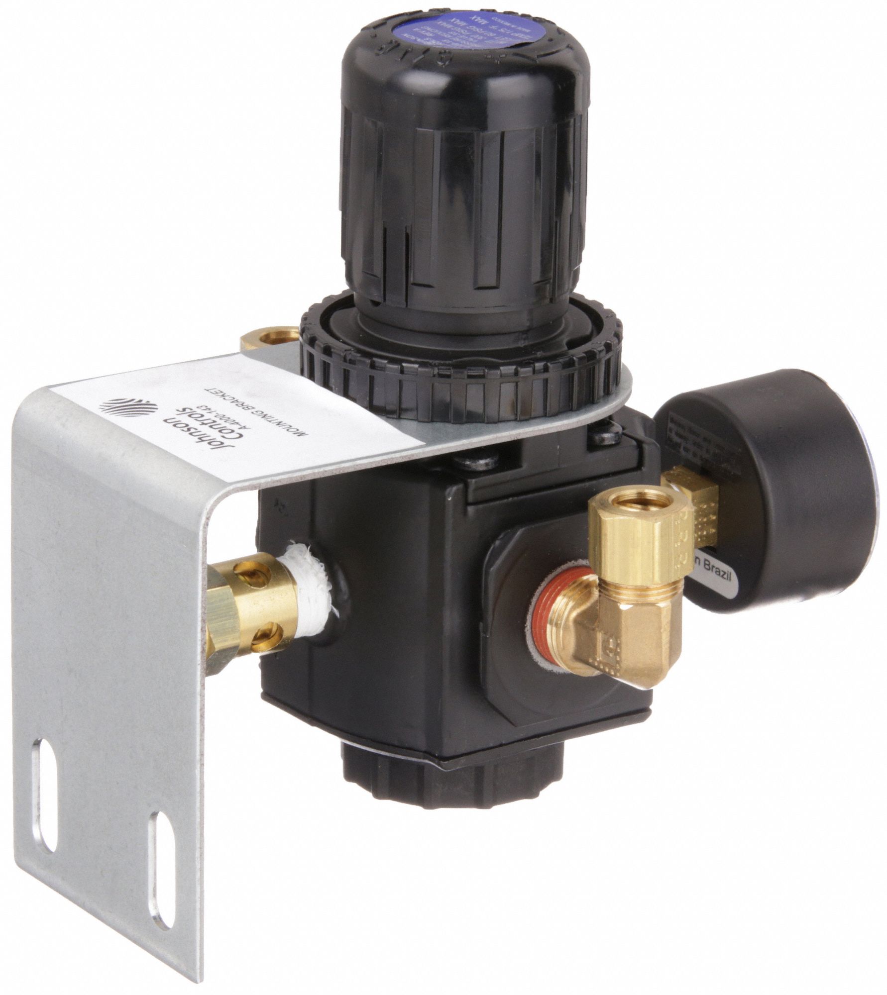 JOHNSON CONTROLS Compressed Air Regulator Plastic, 3/8 in NPT, 25 cfm