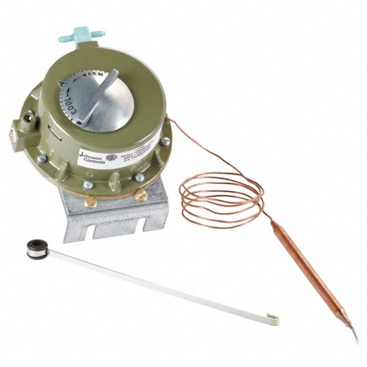 JOHNSON CONTROLS, RemoteBulb Sensor, Pneumatic Thermostat 38Y125T