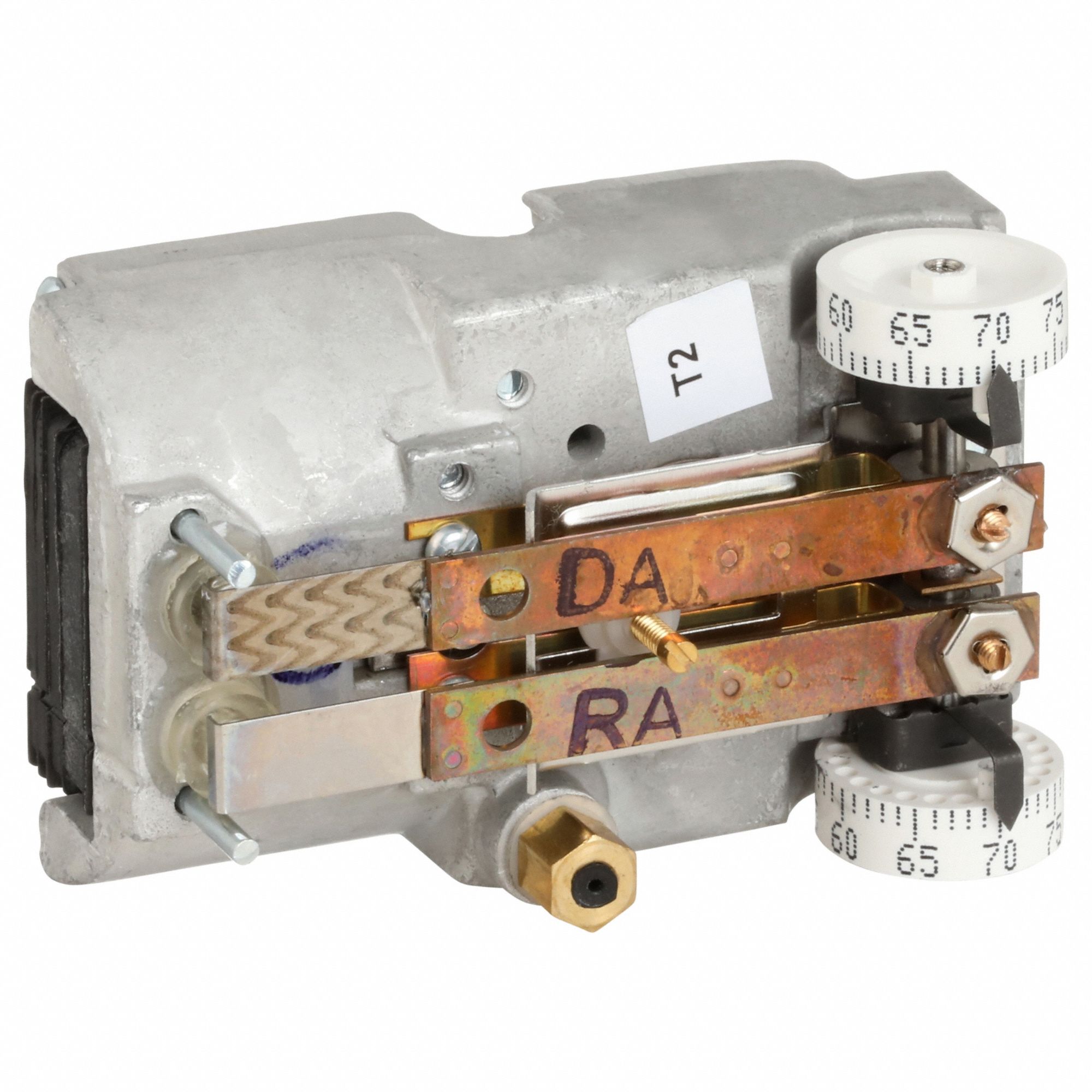 Pneumatic Thermostat: 55° to 85°F, 2 Pipes, High Volume Pipes/Air Flow Output