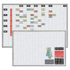 MAGNETIC WORK/SCHEDULE KIT,48X36