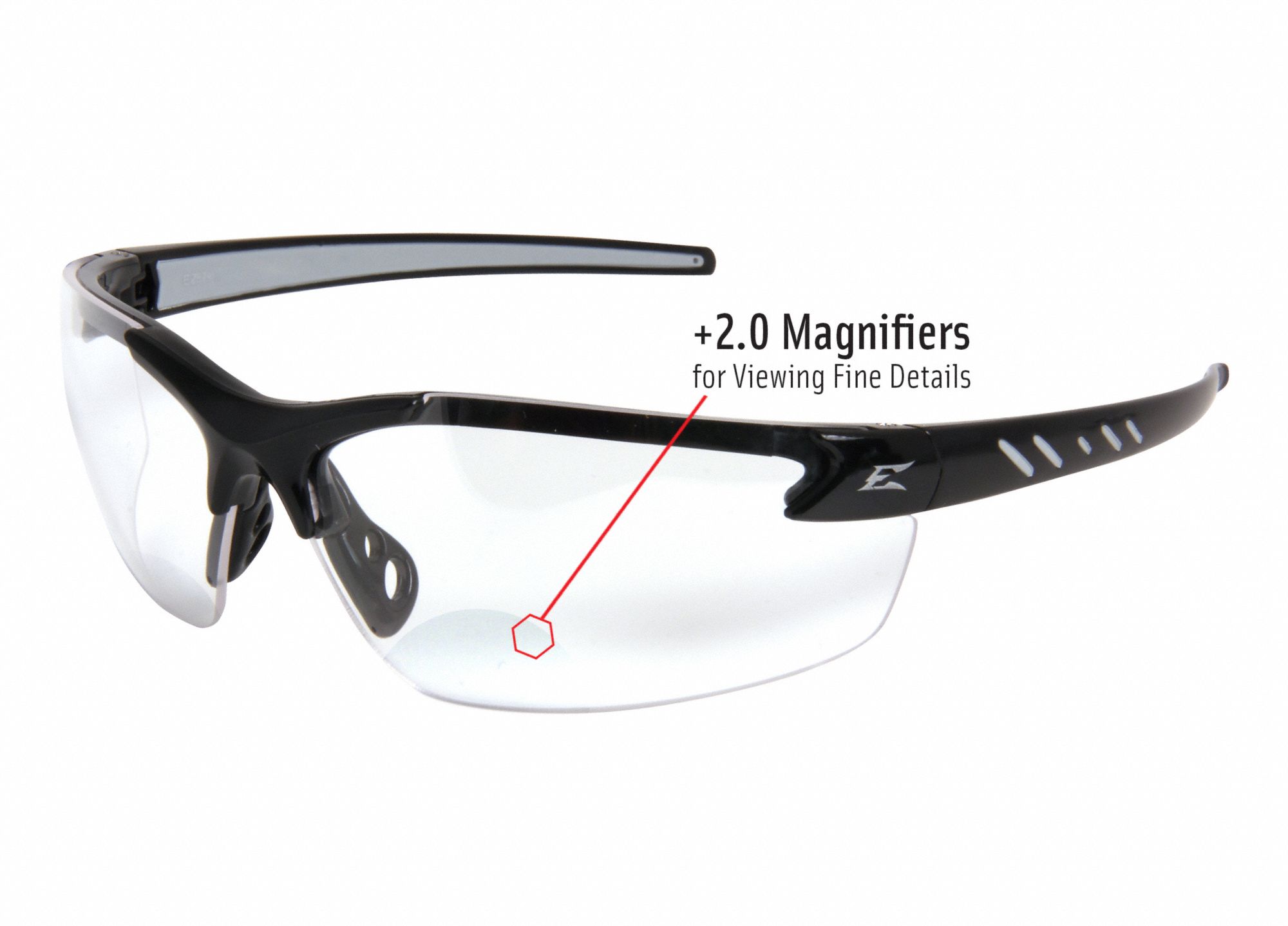 EDGE EYEWEAR Safety Reading Glasses: Anti-Scratch, No Foam Lining ...