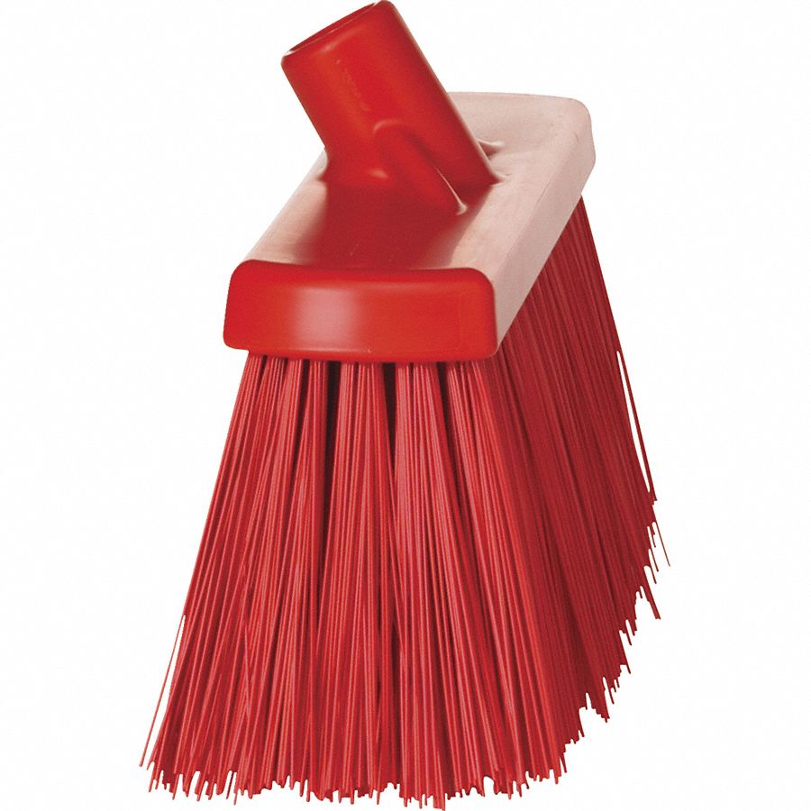 VIKAN Floor Broom Head Plastic, 12 in Sweep Face, No Handle Broom