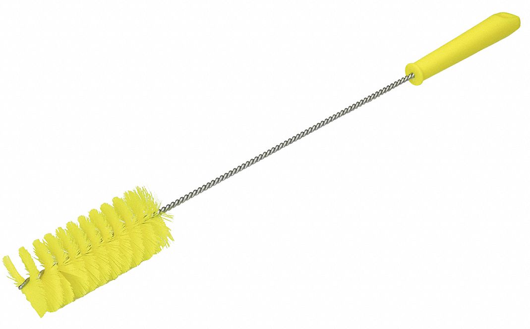 Vikan, Straight Handle, Polyester Bristle, Tube And Valve Brush 