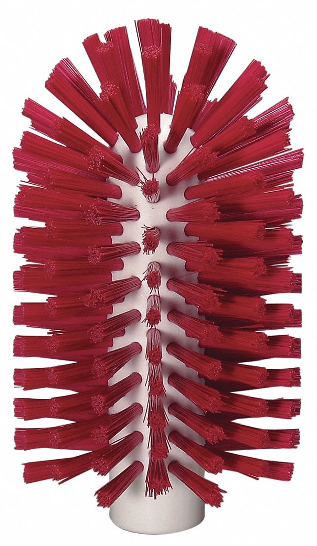 BROSSE CYLINDRIQUE 3.5PO, ROUGE