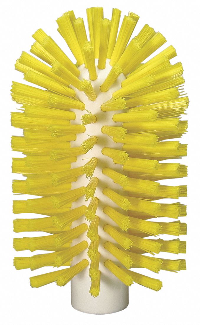 BROSSE CYLINDRIQUE 3.5PO, JAUNE