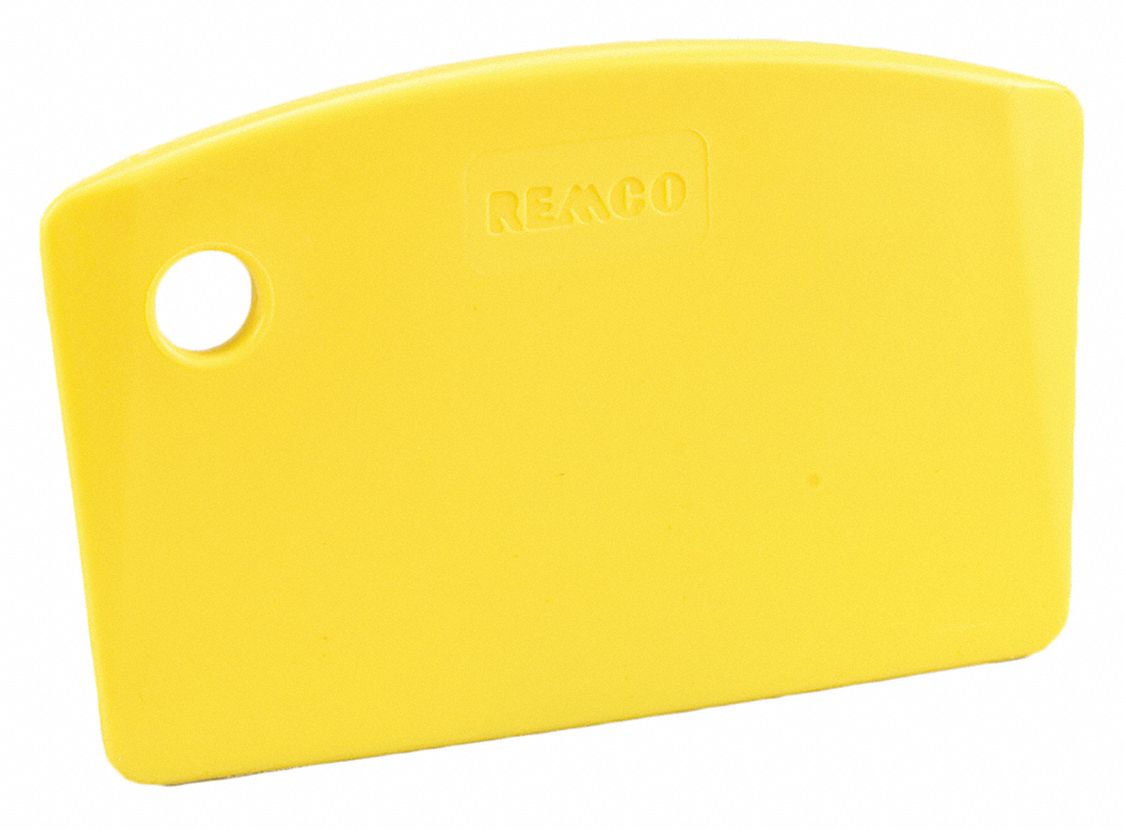 MINI BENCH SCRAPER, YELLOW