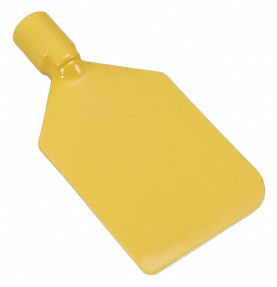 PADDLE SCRAPER, STIFF, YELLOW