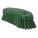 SCRUB BRUSH, STIFF, PLASTIC, 7½ IN BRUSH L, 7½ IN HANDLE L, 2½ IN HEAD W, GREEN