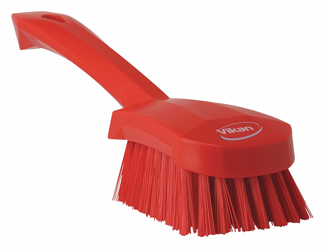 VIKAN, Stiff, Plastic, Scrub Brush - 38Y680