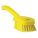 SHORT-HANDLED HAND BRUSH STIFF YEL