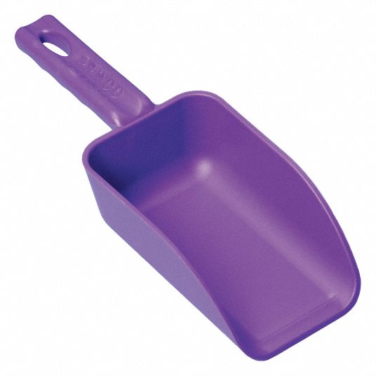 VIKAN, 17 fl oz Capacity, Purple, Mini Hand Scoop - 38Y727|63008 - Grainger