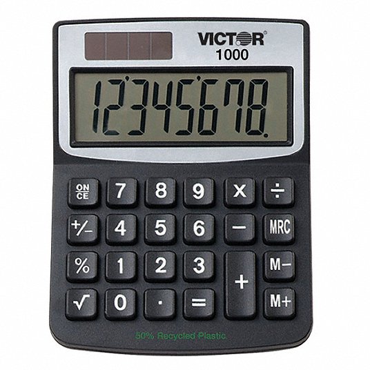 Victor 700 Handheld Calculator Eight-Digit LCD 