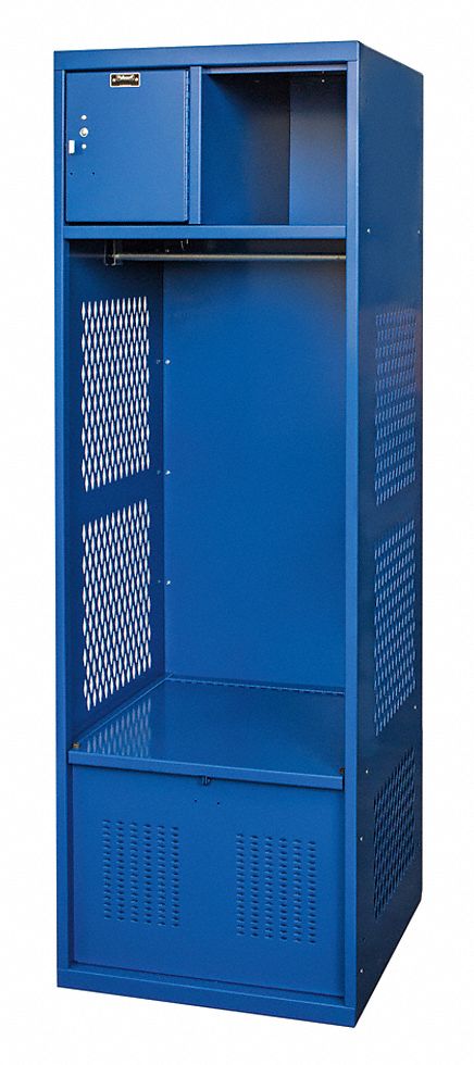 HALLOWELL, 24 in x 22 in x 72 in, Steel, Gear Locker - 38Y836|KSBF422 ...