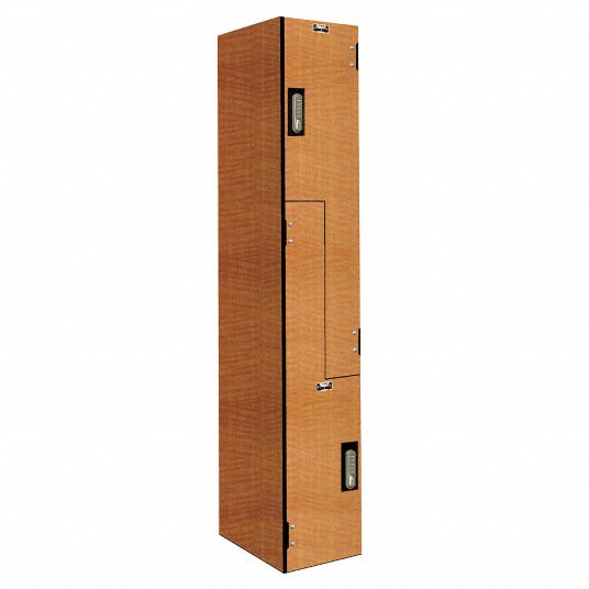 HALLOWELL, 12 in x 18 in x 72 in, Solid, Wardrobe Z Locker - 38Y857 ...