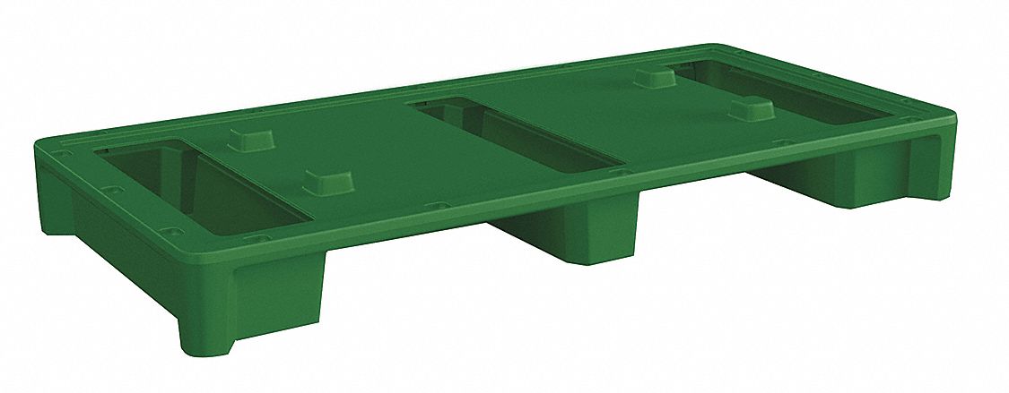 Institutional Bed: Green, 85 in Overall Lg, 42 in Overall Wd, 10 1/4 in Overall Ht, ISO