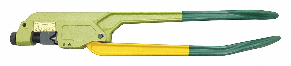 DIELESS CRIMPER, COMPRESSION LUGS/COMPRESSION SPLICES, 1.5 TON, 23 IN OVERALL L, 38YG96