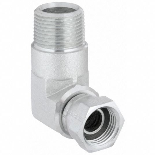 1/2 in x 3/4 in Fitting Size, Female x Male, Hydraulic Hose Adapter ...