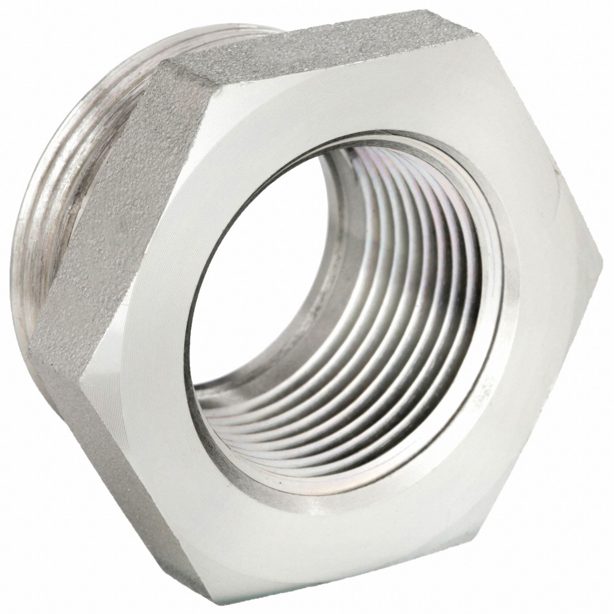 Hydraulic Hose Adapter: 1 in x 1 1/4 in Fitting Size, Female x Male, NPTF x ORB, Rigid, Straight