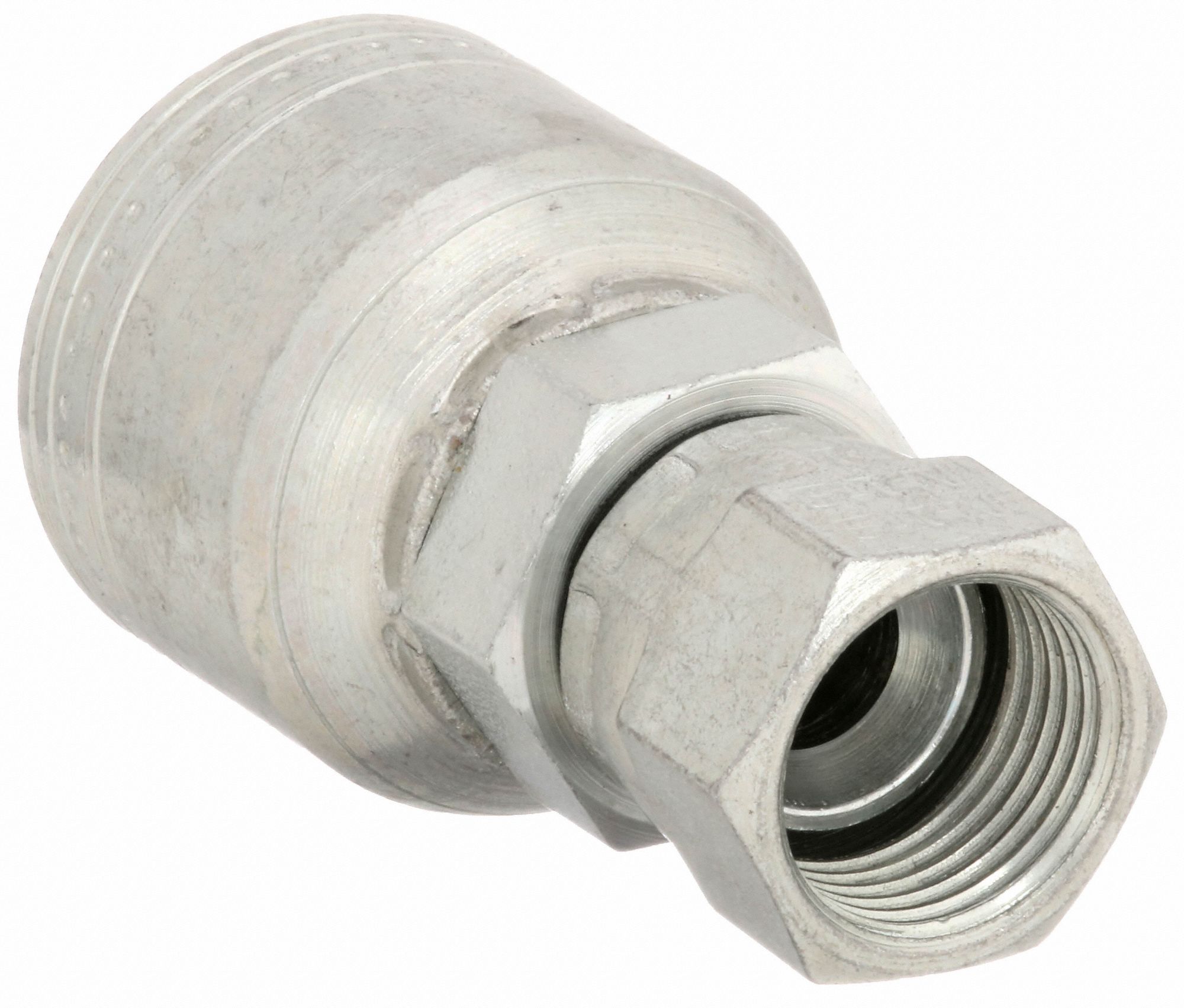EATON AEROQUIP Hydraulic Crimp Fitting Steel x Steel, Straight, 16
