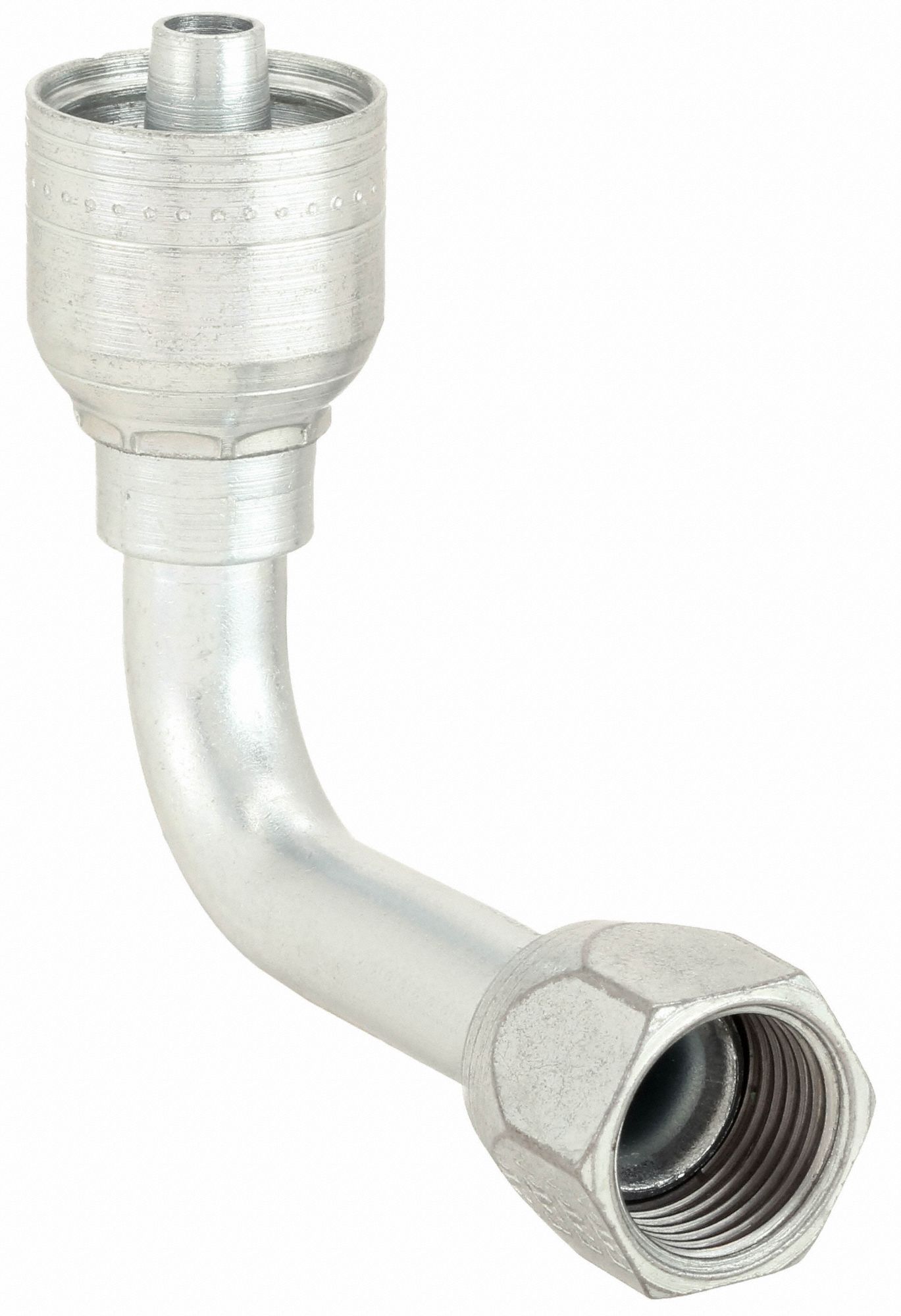 EATON AEROQUIP Hydraulic Crimp Fitting, Fitting Material Steel x Steel, Fitting Size 3/4 in x 1/