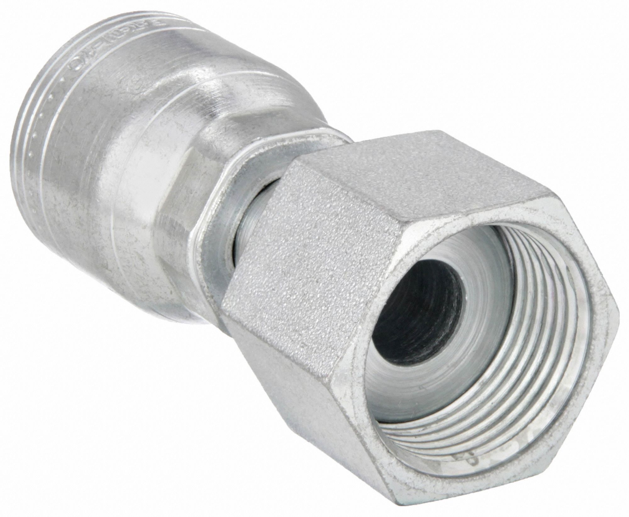 EATON AEROQUIP Hydraulic Crimp Fitting, Fitting Material Steel x Steel
