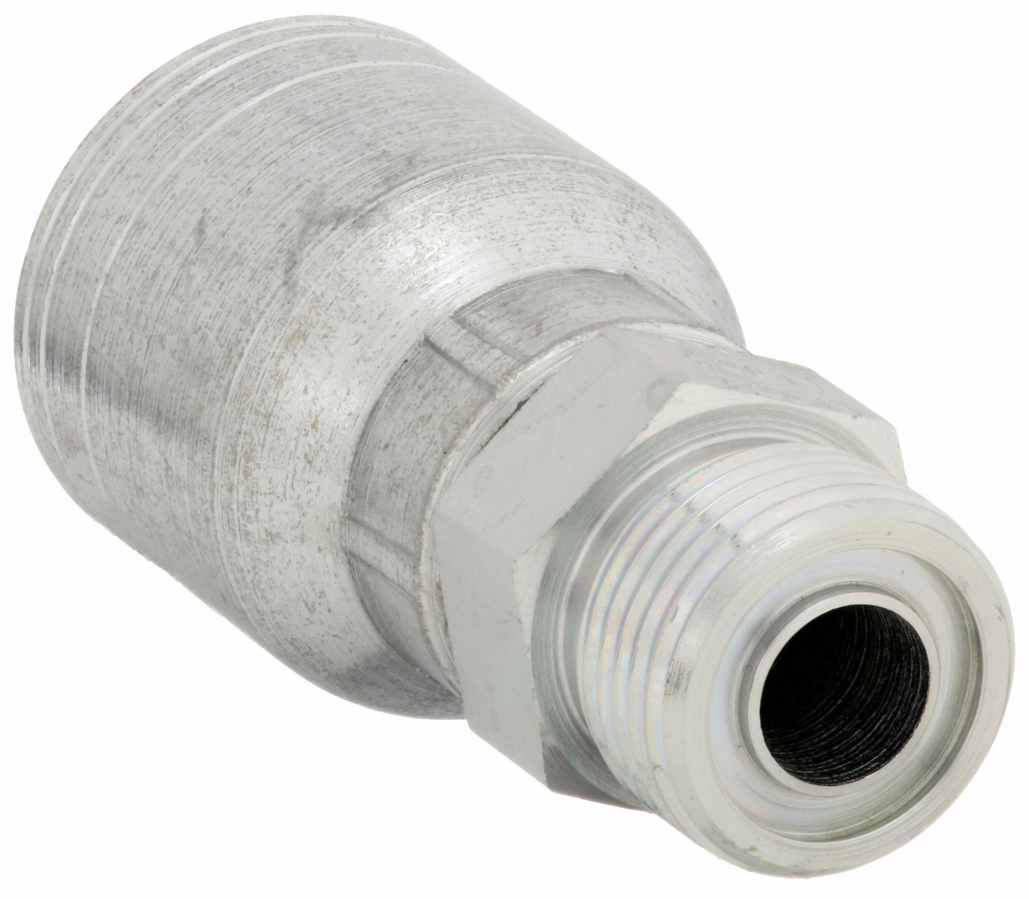 EATON AEROQUIP Hydraulic Crimp Fitting Steel x Steel, Straight, 6 For