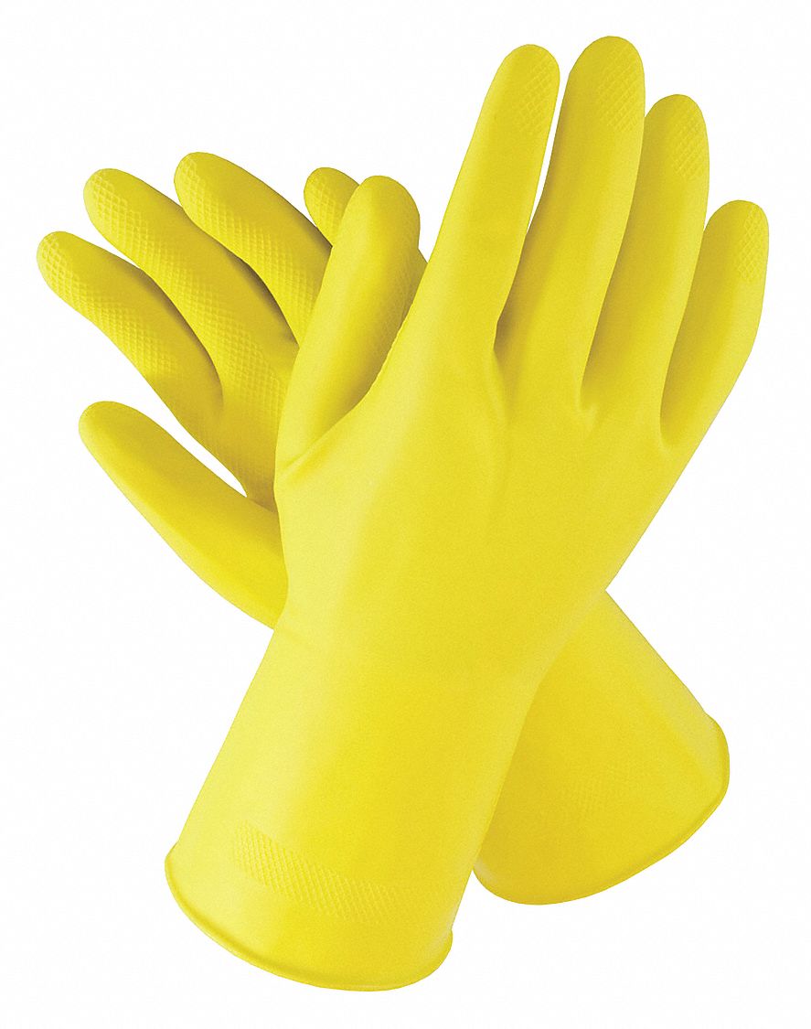 Chemical Resistant Gloves Latex L PK12
