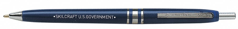 38YV38 - Ballpoint Pen 0.7 mm Blue Plastic PK12