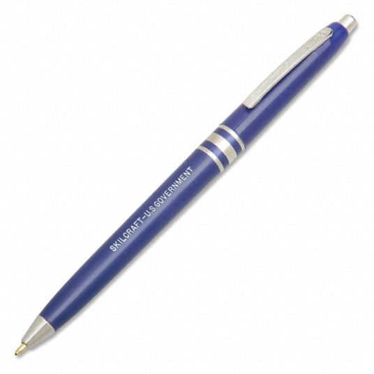 Blue, 0.7 mm Pen Tip, Ballpoint Pen - 38YV38|7520-01-332-3967 - Grainger