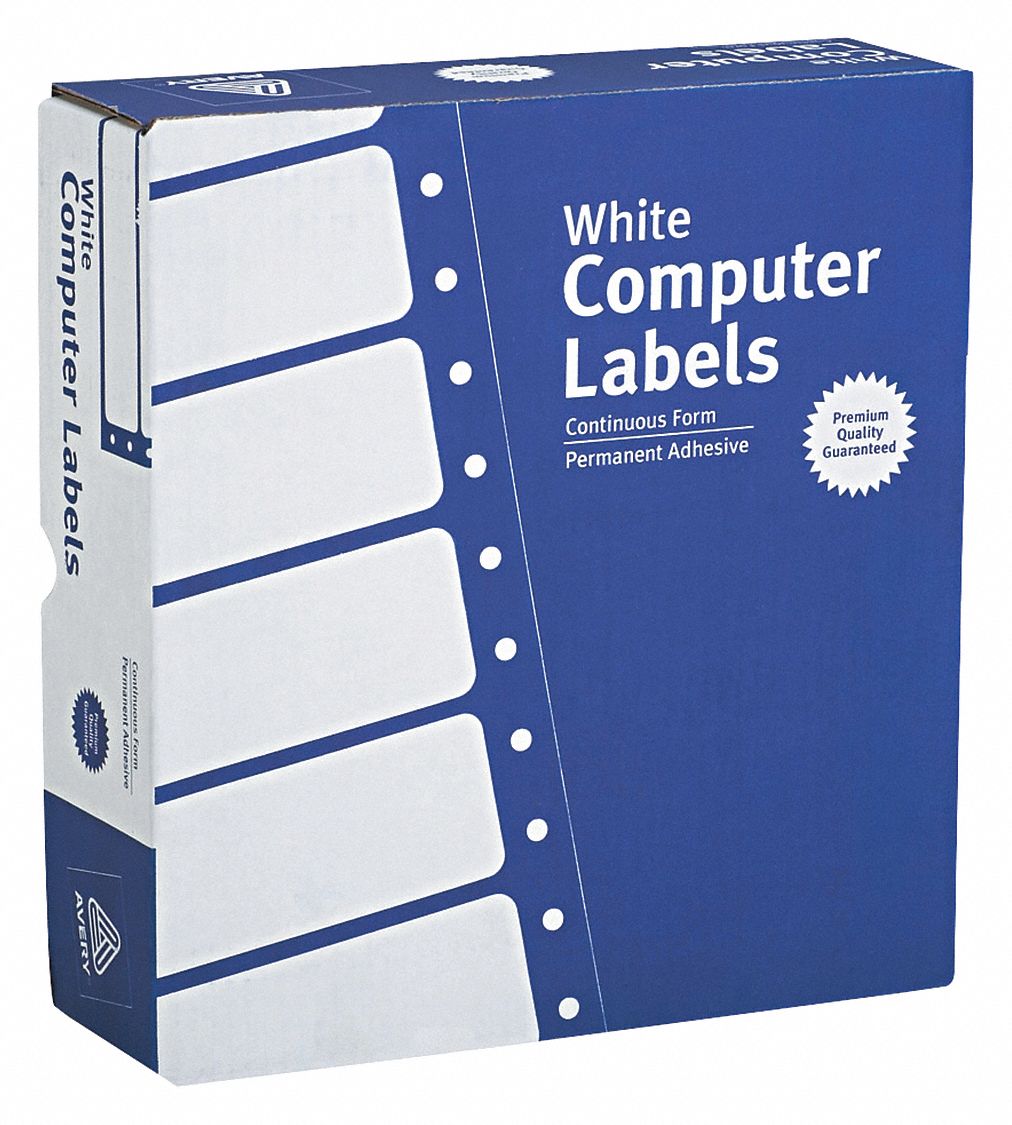 AVERY Dot Matrix Label 4 031 Avery Template White 15 16 In Label 