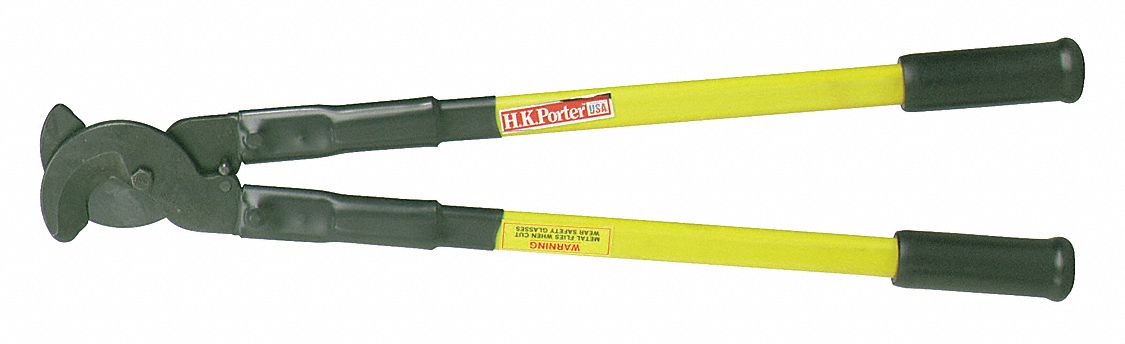 CABLE CUTTER, FIBREGLASS HANDLE, SHEAR, 25 1/2 IN OVERALL L