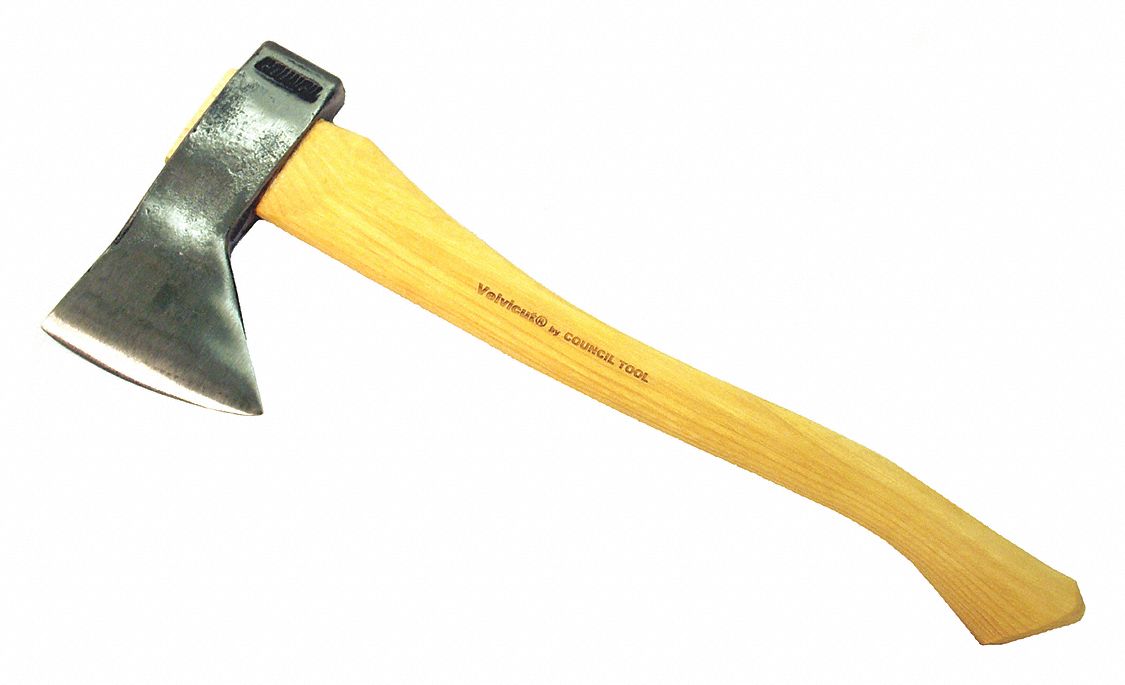 COUNCIL TOOL Axe, Sharpened, 19 in.L, 4 in. Cutting Edge 38YZ76