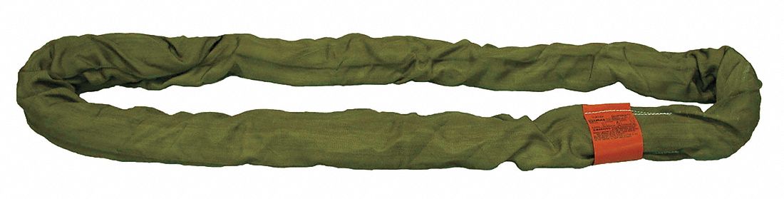 Roundsling: Type 5, Polyester, Nylon, 10 ft Sling Lg, 3 1/8 in Body Dia