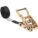 TIE DOWN STRAP, RATCHET, ENDLESS, GEN PURPOSE, 1 IN W, 700 LB WLL, BLACK, 10 FT L