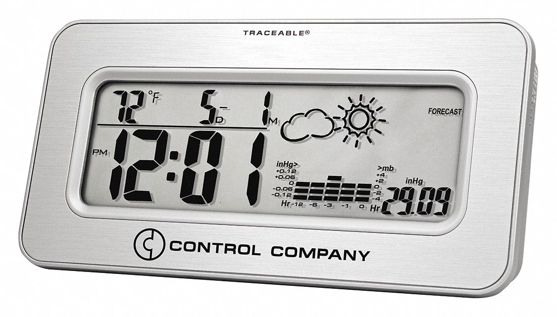 38ZC67 - Barometer Workstation Digital Silver